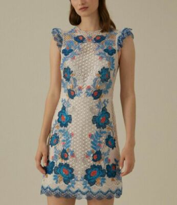 karen millen lace embroidered dress