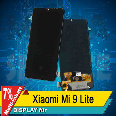 Display Für Xiaomi Mi 9 Lite Komplettes Bildschirm Lcd Touch OLED Schwarz