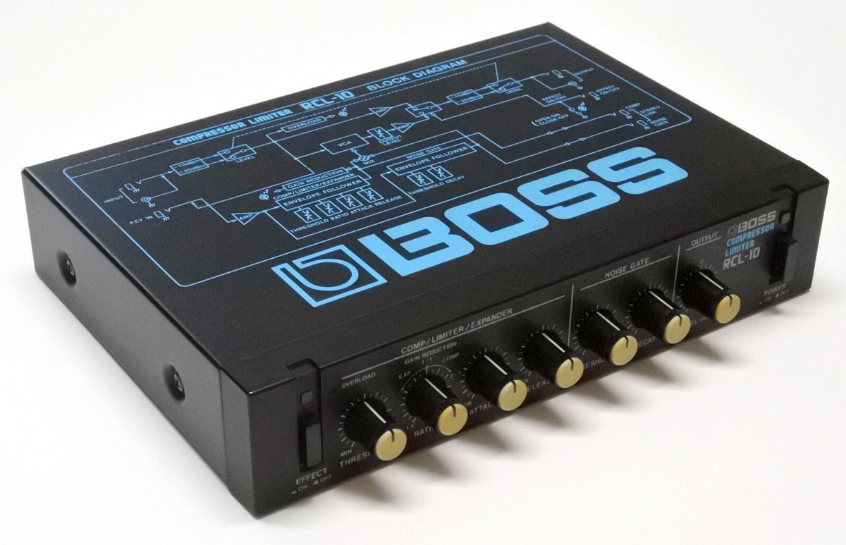 BOSS RCL-10 Compressor Limiter Micro Rack Guitar Effects