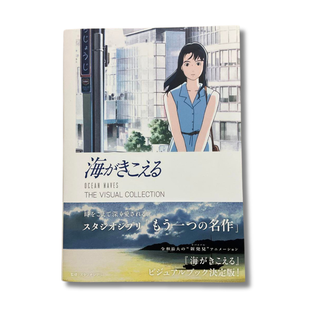 The Ocean Waves THE VISUAL COLLECTION Art Book Illustration Studio Ghibli USED