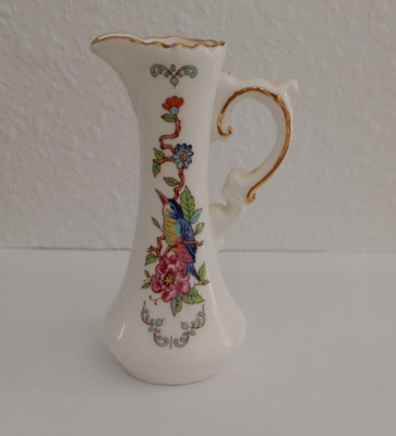 England Aynsley Vintage Collectible Miniature Pitcher Vase H:100mm