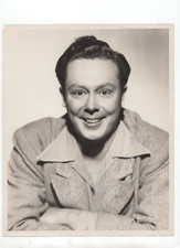 1930s Baritone Singer ED ROECKER Signed Autograph 8x10 Vintage Radio