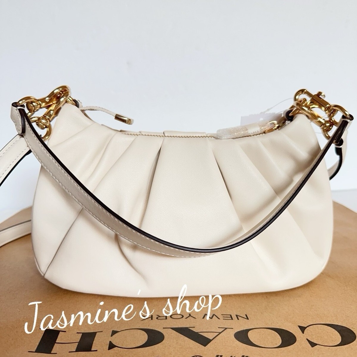 NWT Coach Teri Shoulder Bag With Ruching CT761 | eBay