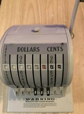 Vintage Paymaster series 8000 With Cover And Key