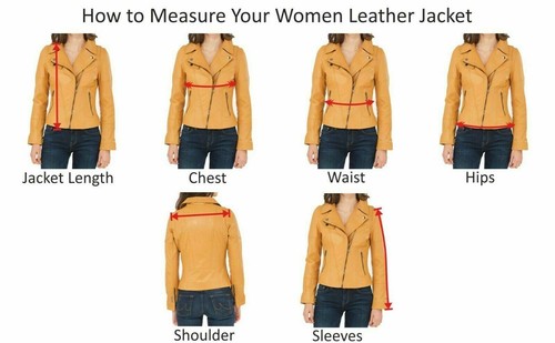 Nueva chaqueta de cuero genuino de piel de cordero para mujer elegante delgada chaqueta de motociclista - Imagen 3 de 5