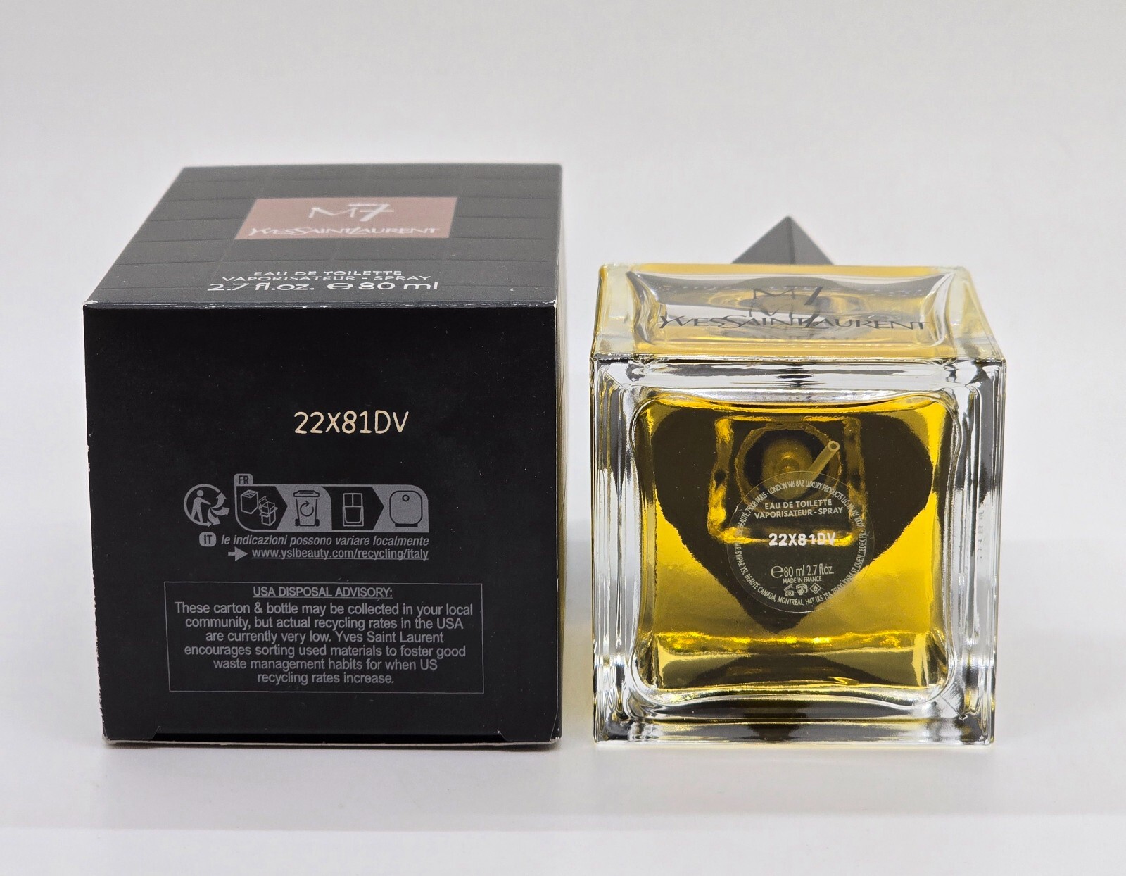 Yves Saint Laurent M7 Oud Absolu 2.7oz Men