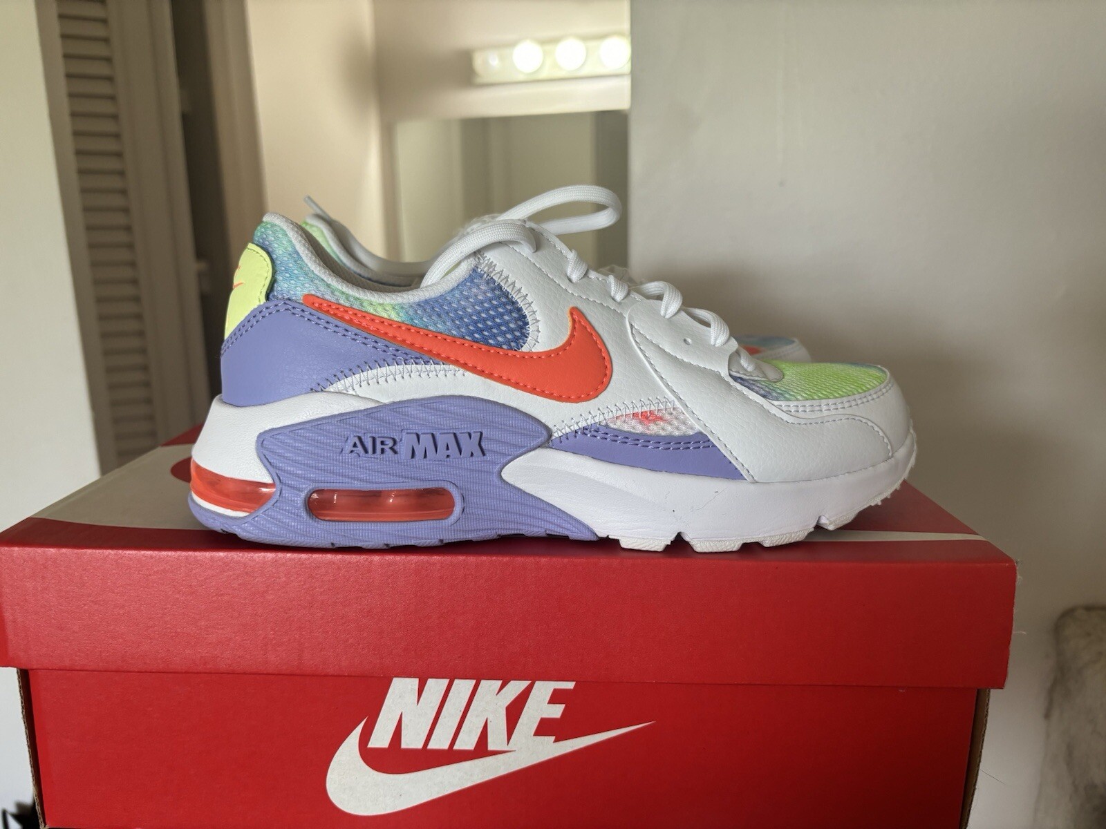 Nike Air Max Running Shoes in Vibrant Tie-Dye Design