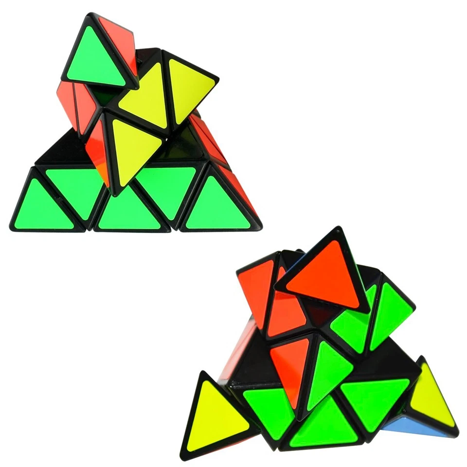 Zauberwürfel Pyraminx 3x3 Pyramid Cube Magische Pyramide Speed Cube Würfel fü... - Bild 3 von 4