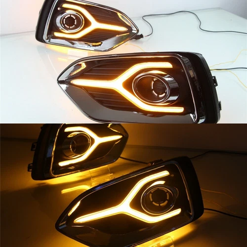 Luz antiniebla LED diurna con intermitente para Hyundai Accent 2018-2022 - Imagen 8 de 9