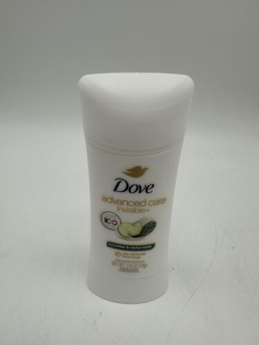 2 Dove Deodorant Sticks, 2.6oz each w/Moisturizer - Cucumber/Green Tea Scent New - Picture 2 of 4