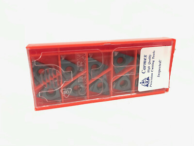 (10) NIB CARMEX 16 IL 32 UN BMA Indexable Carbide Threading Insert