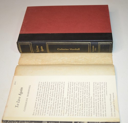 To Live Again Catherine Marshall 1957 HCDJ First Edition Inspirational Christian - Picture 5 of 8