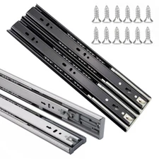10 Pair 12"-26" Soft Close Drawer Slides Ball Bearing Full Extension Value Pack