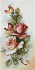 Needlework Embroidery DMC Color - Counted Cross Stitch Kits - Blooming Roses