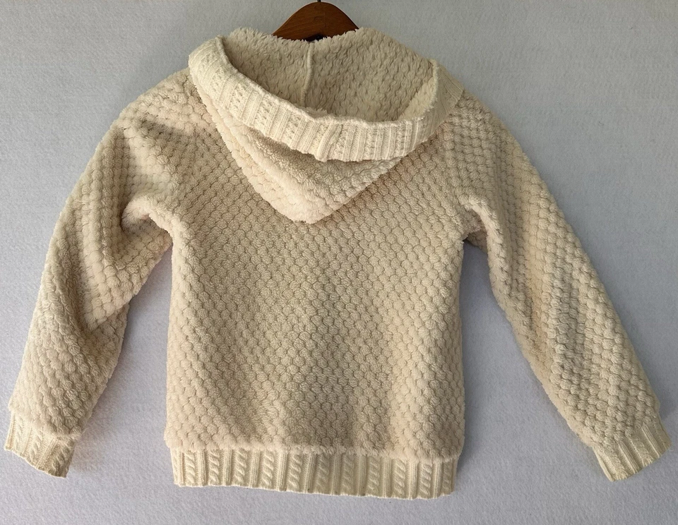 Chaqueta polar Mayoral abrigo con botones para niños talla 8 acogedora con capucha cálida Foto 2 de 3