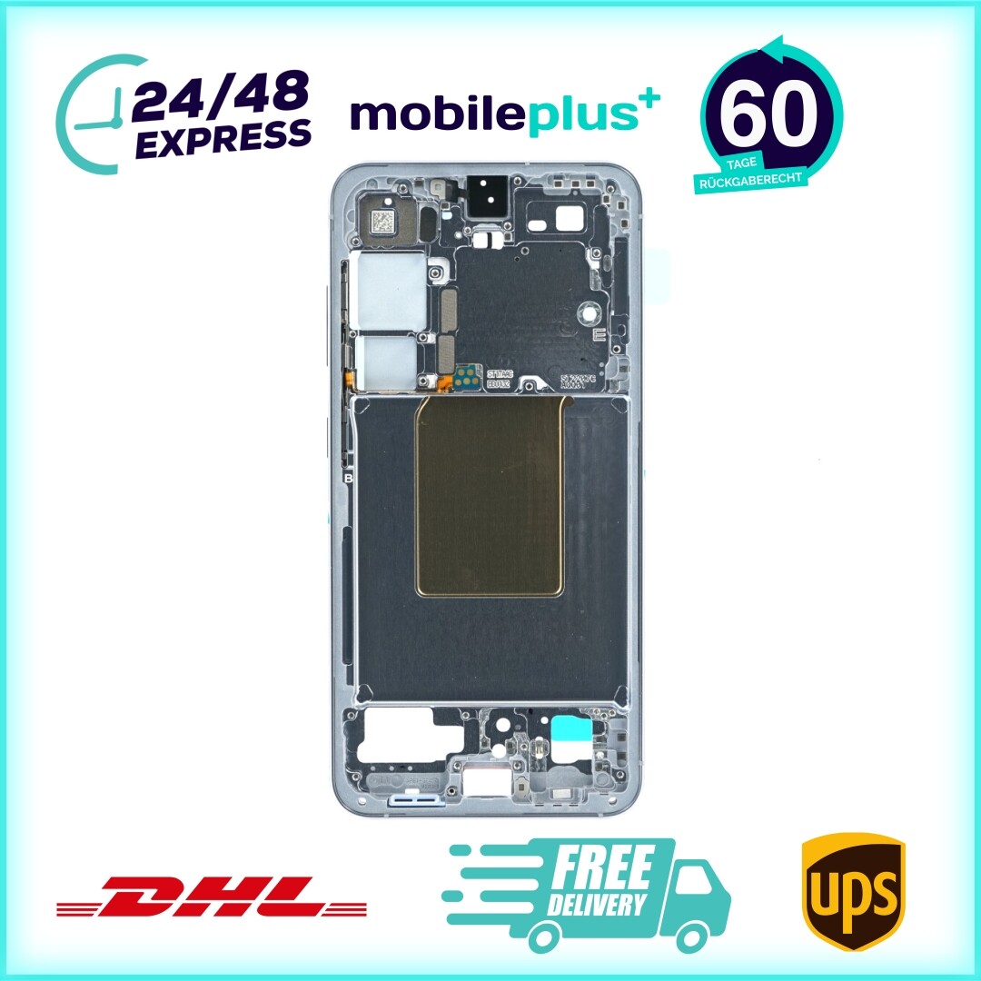 Original Mittelrahmen für Samsung Galaxy S24 SM-S921 sapphire blue GH82-33418F