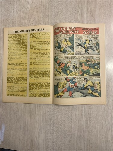 MIGHTY CRUSADERS 1 VF OR BETTER 1965 NICE PAGES MIGHTY COMICS SIEGEL REINMAN - Picture 15 of 19
