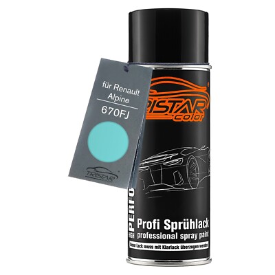 Autolack Spraydose für Renault Alpine 670FJ Vert Lumiere Green Light Basislack