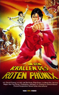 In den Krallen des roten Phönix * ERSTAUFLAGE ~ großes  VPS  Verleihcover * KULT