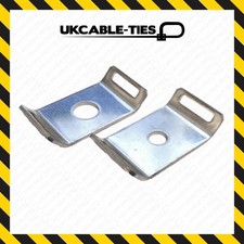 Stainless Steel Cable Tie Bases 4 & 6mm Hole M4 M6 Anchor Saddle Mounting