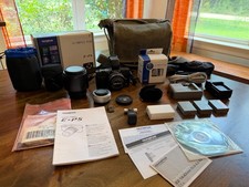 Olympus PEN E-P5 CAMERA KIT VF-4 17mm f/2.8 pancake 2 lenses Think Tank Bag