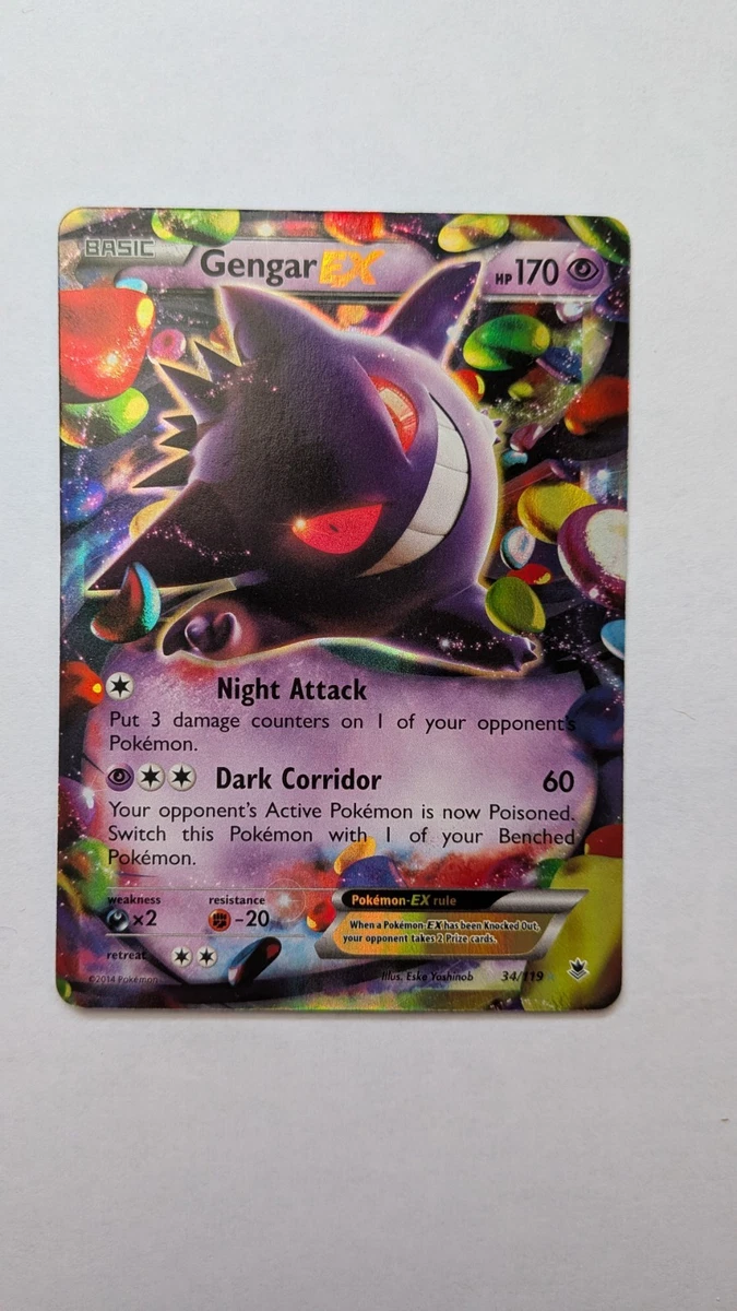 Pokemon Card Gengar Ex