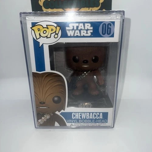 *Rare* Star Wars: Chewbacca #06 Funko Pop! Blue Box Large Font w/Hardstack!!!