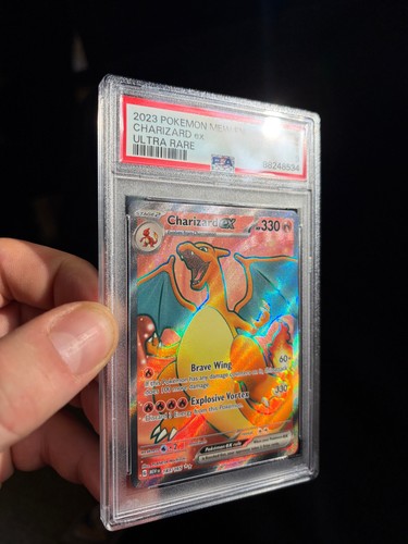 2023 Pokemon MEW EN 183 FULL ART Charizard EX MINT 9 PSA88248534 Authentic