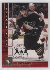 2001-02 ITG Be A Player Memorabilia Ruby Fall Expo 2/10 Jan Hrdina #139 1r5
