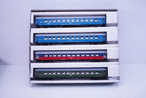 (GF0705) Saxony Models 14020 H0 AC Sleeping Car Set by RZD, Original Packaging