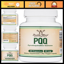 PQQ 20mg Capsules - Boost Cellular Energy, Memory & Cognition, Antioxidant Suppo