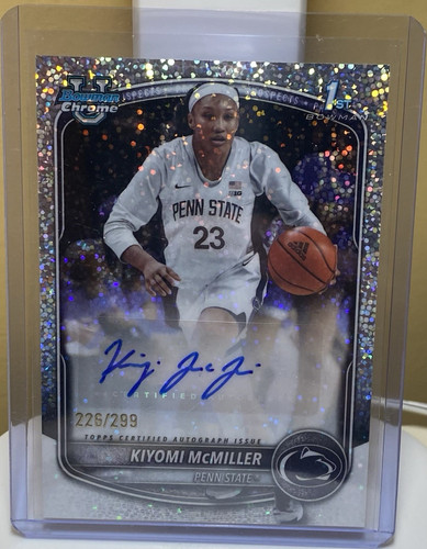 Topps 2025-26 Bowman Chrome Kiyomi McMiller CPA-KM Auto #/299 Penn State