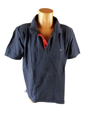 Tommy Hilfiger Herren Poloshirt XXL | 58 | dunkelblau kurzarm Freizeit (21660)