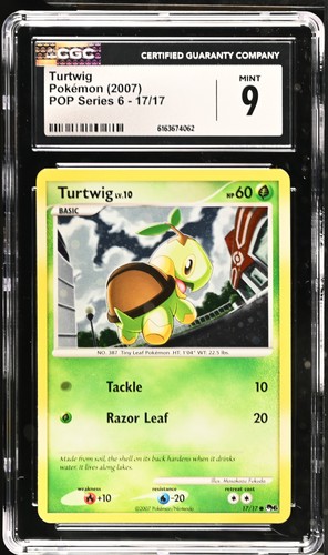 Turtwig graded CGC 9 for sale on eBay