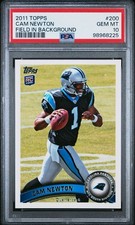 2011 Topps - Cam Newton #200 (RC) Field in background SSP PSA 10