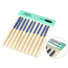 10 X 3x140mm Diamond Needle File Set for Metal Wood Stone Glass Round Files Tool