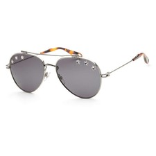 Givenchy Unisex Silver Aviator Sunglasses GV7057-N-STARS-SRJ Crystal Ruthenium