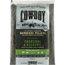 Cowboy 20 Lb. Charcoal & Hickory Barbeque Pellets 54220 Cowboy 54220