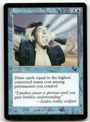 Rush of Knowledge #49 (LP) Scourge SCG Magic MTG