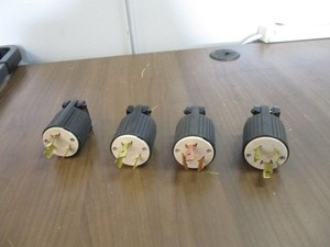 Cooper Plug Nema L6-30 30A 125V *Lot of 4* Used