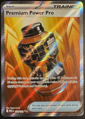 Premium Power Pro 174/132 - Mega Evolutions - Full Art Item - Near Mint