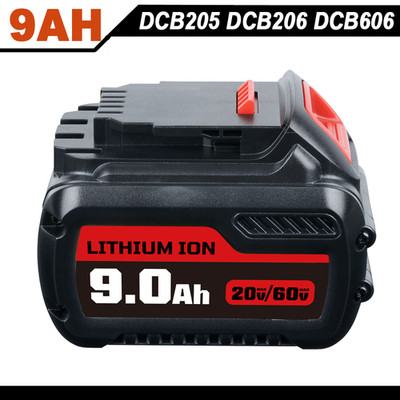 20V/60V MAX Akku 18V/54V 9000mAh für Dewalt DCB606, DCB612, DCB606-2, DCB609-2