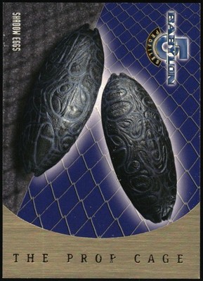 1999 SkyBox Babylon 5: Profiles The Prop Cage Shadow Eggs PC18