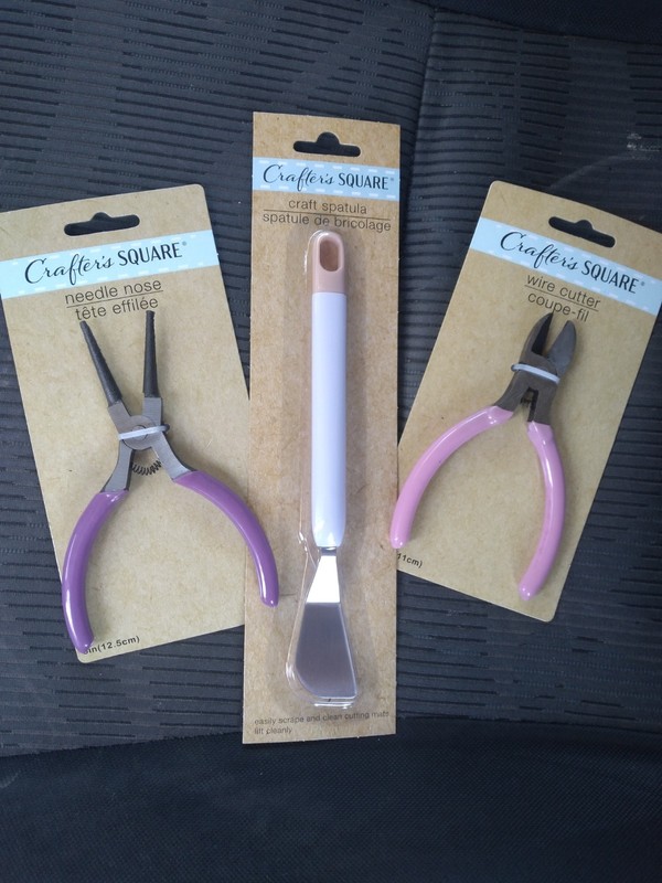 Lot Of (3) Crafters Square For Crafts, Spatula, Needle Nose Pliers, Wire Cutter