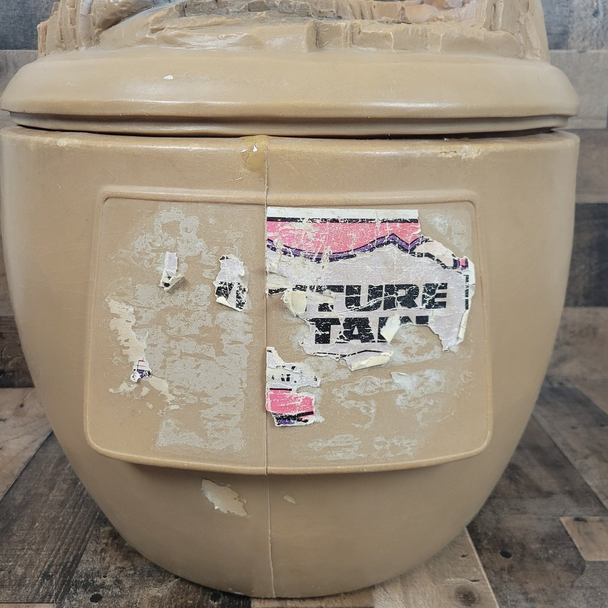 Adventure Mountain 1979 Vintage Rare Blow Mold Toy Chest/Box Sun