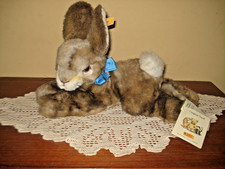Steiff Hase  "PUTSI"  liegend 33cm Nr. 077913 aus Sammlung, Webpelz, wie neu,KFS