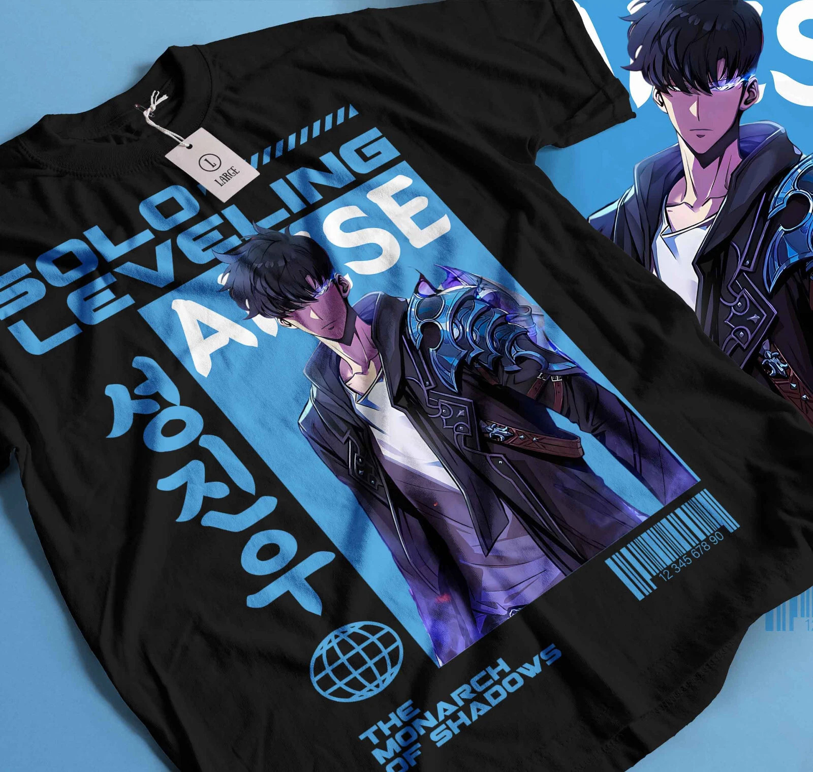 Solo Leveling T-Shirt Sung Jinwoo Liu Zhigang Anime Jonas Reiji Shirt
