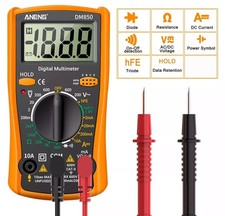 Professional Digital Multimeter Voltmeter Ohmmeter Ammeter Multi Tester Tool UK
