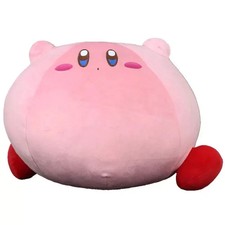 JUMBO Kirby Adventure Run Kirby Plush Toy Super Soft Cushion Pillow RARE Doll