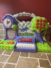 Vintage Disney 100 Acre Wood Tiger Electronic Learning Toy Eeyore Piano Activity